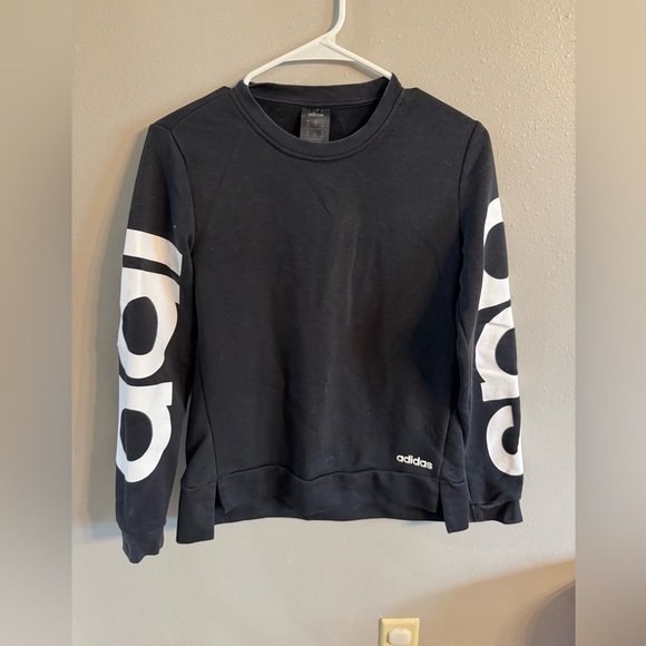 🔴Adidas Black Crew Neck Top - Picture 1 of 4